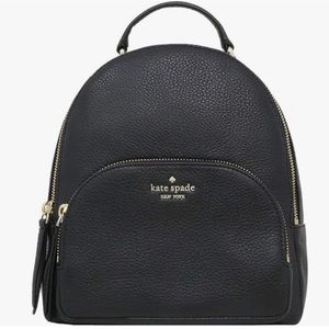 Kate Spade New York Jackson Medium Leather Backpack, Black 2019, Size Medium.